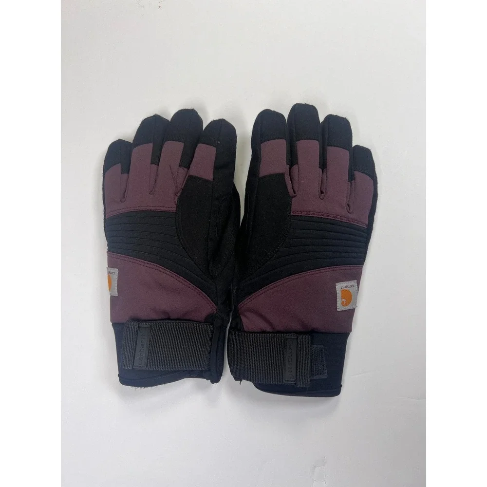 Carhartt Storm Defender Gloves Women Small Black Purple‎ Waterproof Workwear